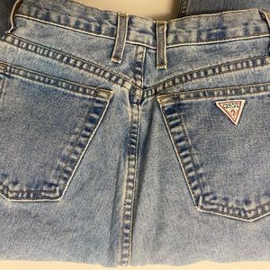 RARE Vintage 80's Guess Jeans Womens 29 Blue High Rise Georges Marciano 1050 USA